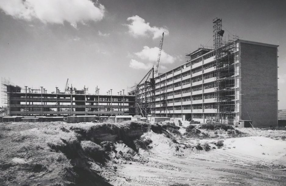 Construction of Wallace Wurth, 1961
