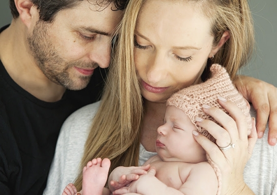 Jonathan and Rachael Casella and their daughter, Mackenzie, who Mackenzie’s Mission is named after. Mackenzie died in 2017 from the severe genetic condition spinal muscular atrophy when she was seven months old.