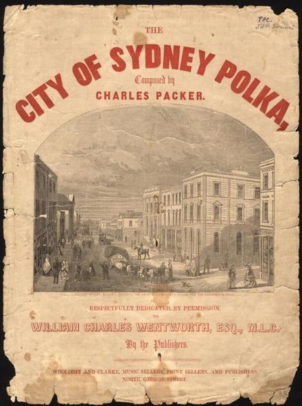 City of Sydney Polka poster from the early 1900s.