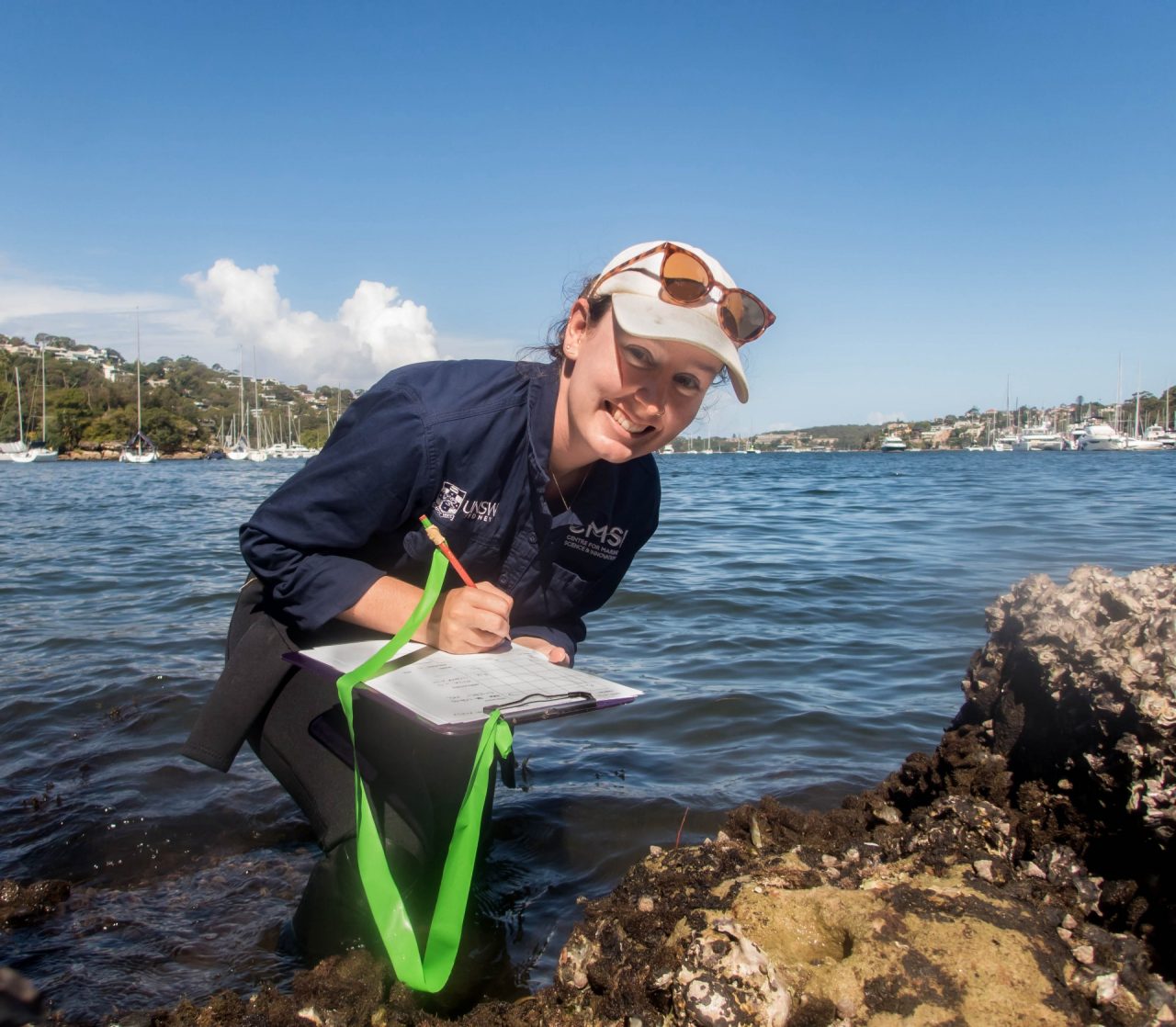 SEACS staff tracking marine life and ecological benefits