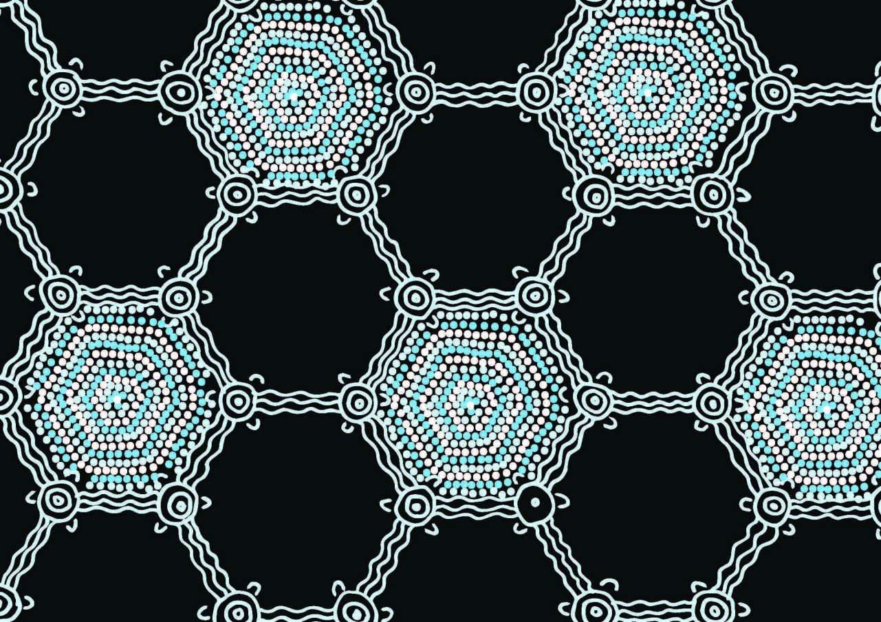 Image of graphene molecules