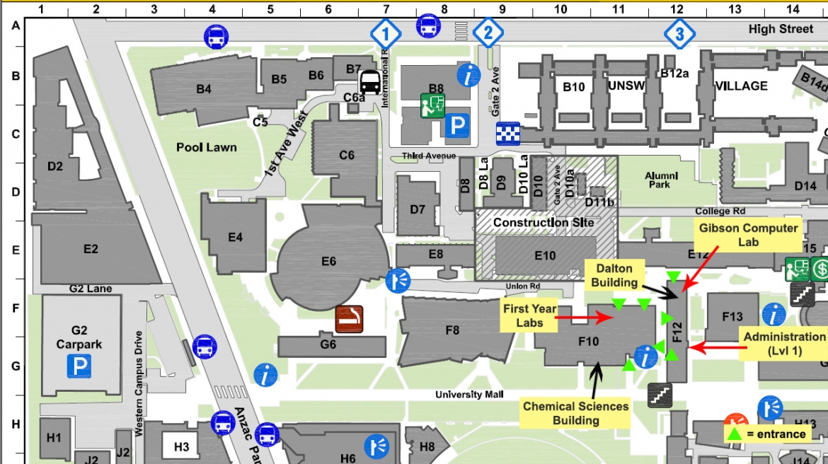 Chemistry site map