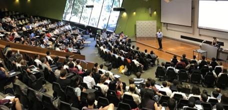 students attending a lecture in UNSW