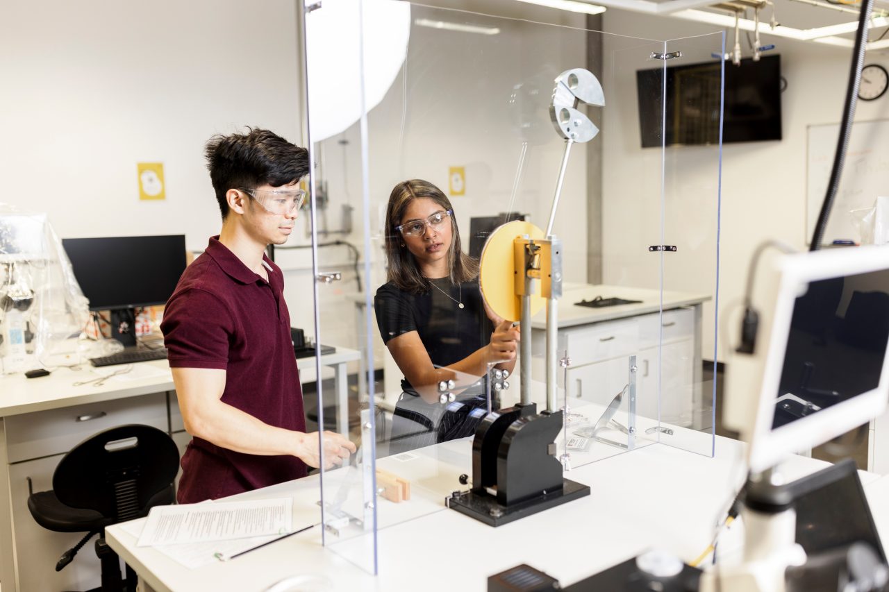 Students learning in the Science facilities at the UNSW Kensington campus