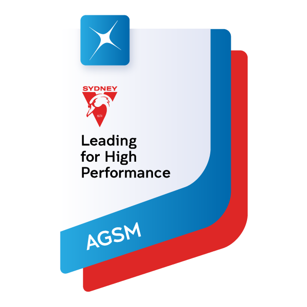 Leading for High Performance badge