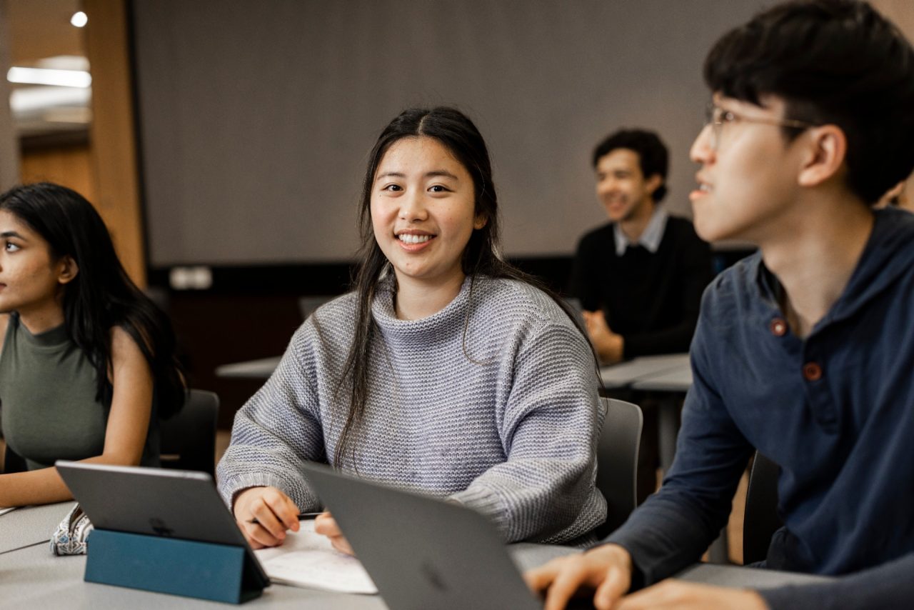 Students at UNSW Sydney Kensington campus