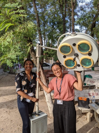 Women involved in UNSW Humanitarian Engineering project